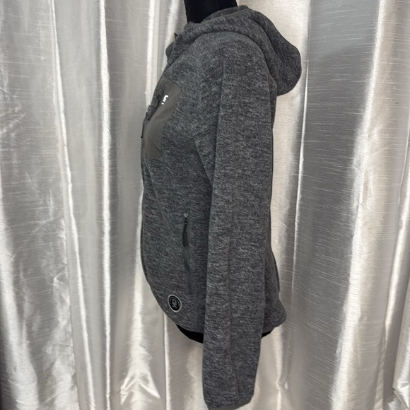 Little Donkey Andy Fleece Full Sip Hoodie Heather Gray Hoodie Women’s Small - Picture 6 of 9
